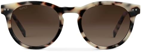 WearMe Pro Women's Round Polarized Sunglasses - Retro Classic UV400 Protection, Suitable for Driving and Everyday Wear