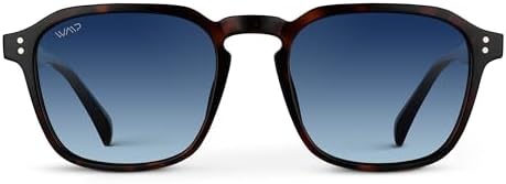 WearMe Pro Men's Polarized Square Sunglasses – Wide Fit, Retro Style, UV400, Lightweight Frame, Suitable for Driving and Everyday Wear