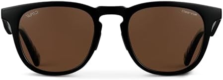 WMP Eyewear – Men's Polarized Sport Golf Sunglasses: Round Frame, Anti-reflective Lens, Anti-slip Nose Pads, Lightweight