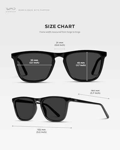 WearMe Pro - Polarized Square Modern Men's Sunglasses
