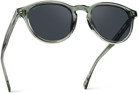 WearMe Pro WMP Eyewear – Men’s Round Performance Golf Sunglasses: Polarized, Anti-Reflective Lenses and Non-Slip Nose Pads