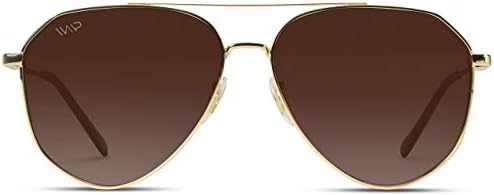 WearMe Pro Polarized Aviator Sunglasses for Men and Women | UV Protection | Reflective Lenses | Pink, Blue, Black Aviator