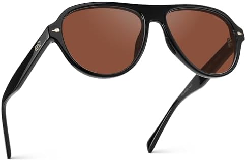 WearMe Pro Women's Polarized Aviator Sunglasses - Rounded Style for Tennis & Pickleball | Anti-Glare Lens, Flattering Fit
