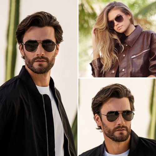 WearMe Pro - Polarized Aviator Style Classic Aviator Sunglasses