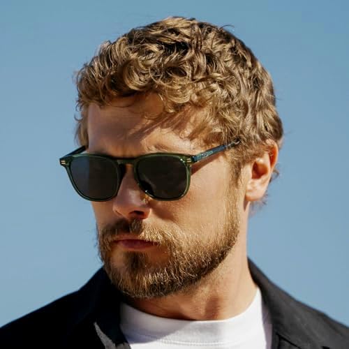 WearMe Pro WMP Eyeglasses - Men's Polarized Modern Round/Square Sunglasses