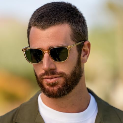 WearMe Pro Polarized Classic Retro Square Unisex Sunglasses