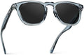 WMP Eyewear – Men's Polarized Sport Golf Sunglasses: Round Frame, Anti-reflective Lens, Anti-slip Nose Pads, Lightweight