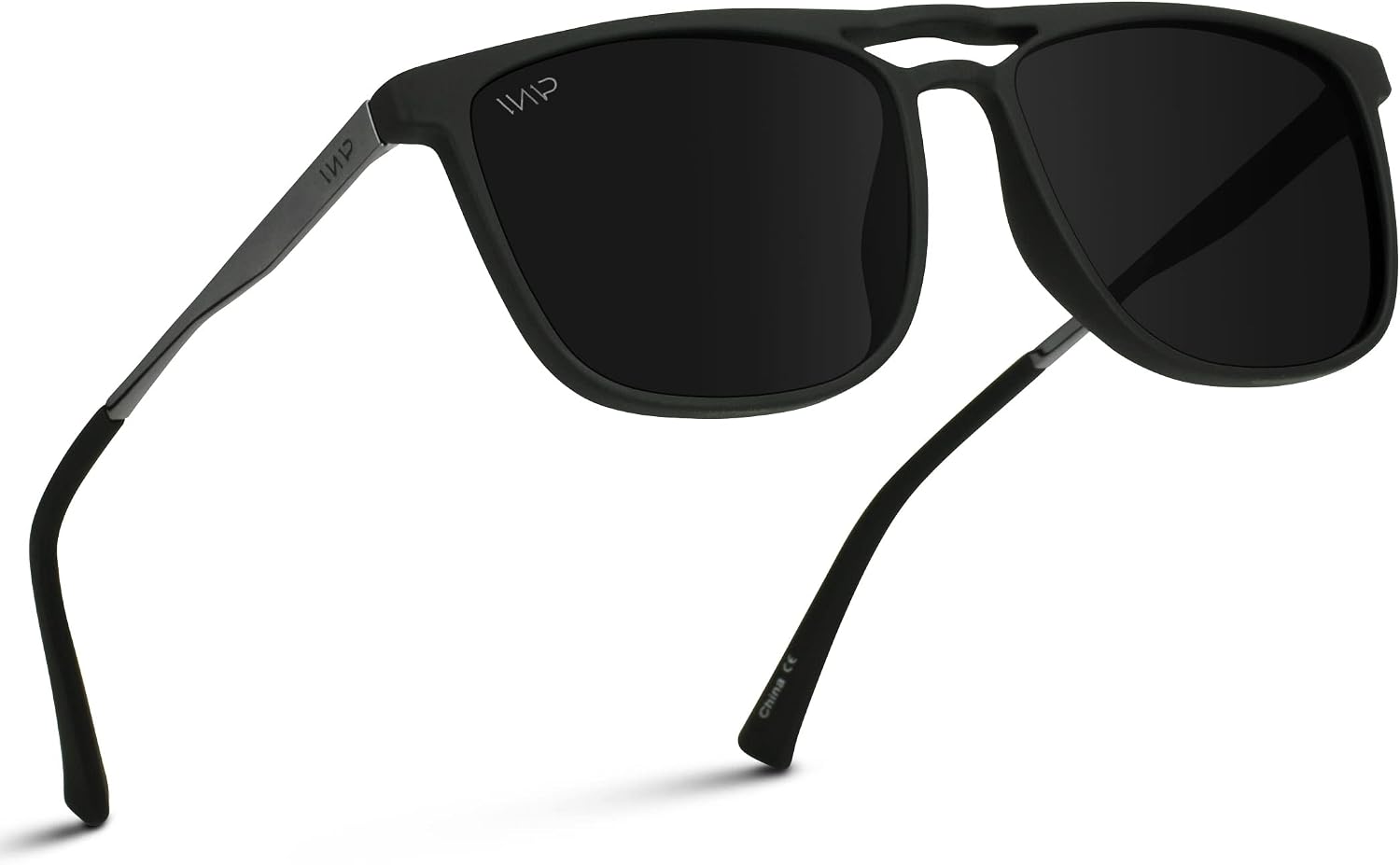 Premium polarized dual-rod sunglasses for men and women, protecting against UVA and UVB rays.