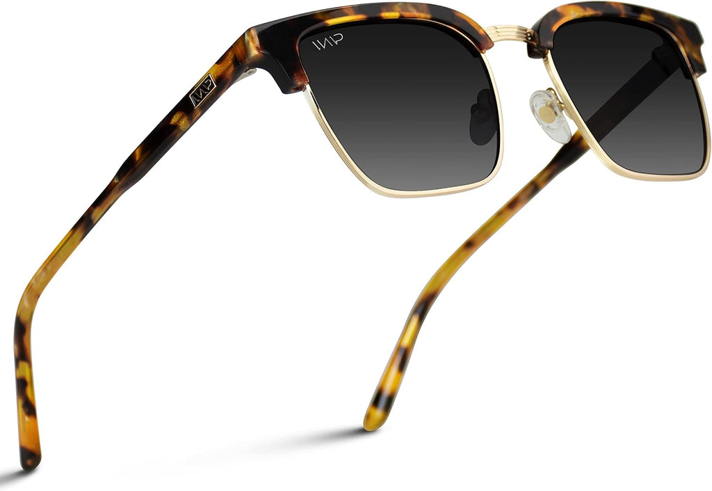 WearMe Pro Polarized Semi-Frameless Rectangular Sunglasses